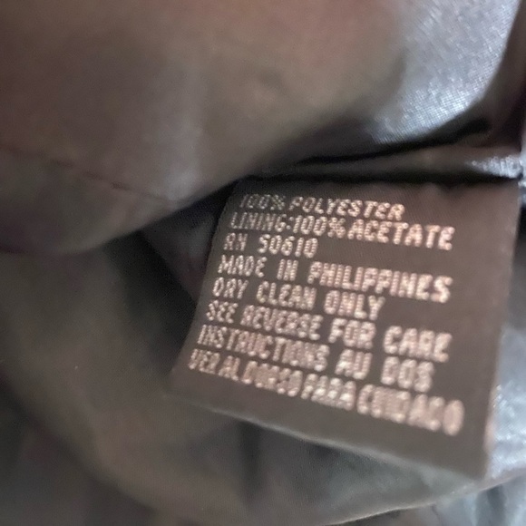 VINTAGE KASPER ASL 10 Petite TWEAD SUIT JACKET WITH TWO FAUX POCKETS - Picture 3 of 4